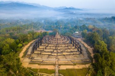 Le temple Borobudur (Java)